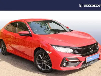Used Honda Civic SR 126 HP (92 kW) 2021 Rallye red Hatchback