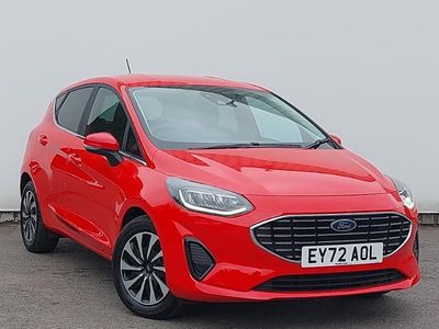 Red Used 2022 Ford Fiesta Titanium Hatchback | £15,998 (Fair price)