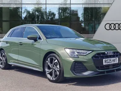 Used Audi A3 Sportback S-Line 2025 Green Hatchback