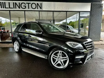 Used Mercedes ML350 AMG line 254 HP (186 kW) 2015 Black SUV