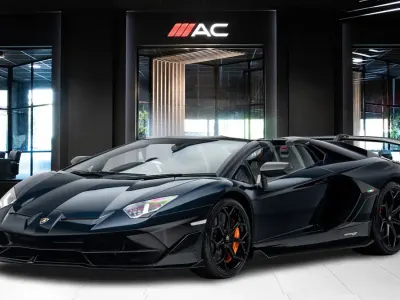 Used Lamborghini Aventador 2021 Blue Cabriolet