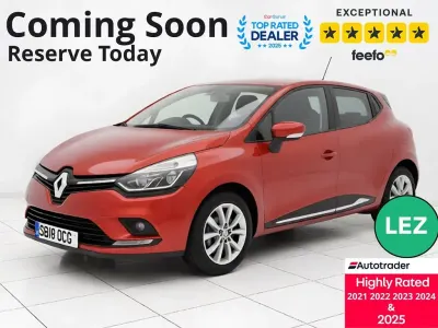 Used Renault Clio Dynamique 75 HP (55 kW) 2018 Red Hatchback