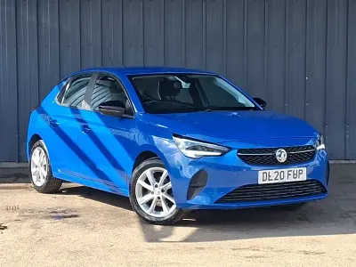Used Vauxhall Corsa 75 HP (55 kW) 2020 Blue Hatchback