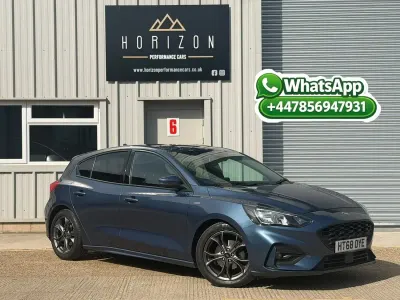 Used Ford Focus ST-Line 125 HP (91 kW) 2019 Blue Hatchback