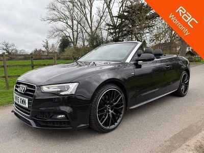 Used Audi A5 Cabriolet S-Line 2015 Black Cabriolet