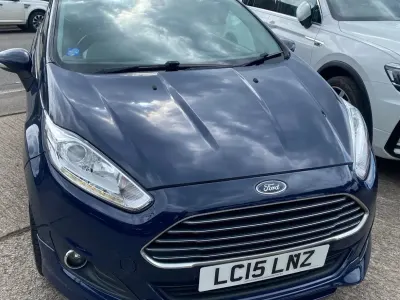 Used Ford Fiesta Sport 75 HP (55 kW) 2015 Blue Hatchback