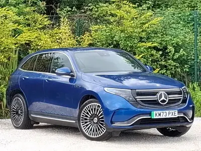 Used Mercedes EQC400 AMG Line Premium 300 kW (408 HP) 2023 Blue SUV