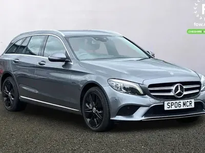 Usado Mercedes C300e Active 306 CV (225 kW) 2020 Gris Familiar