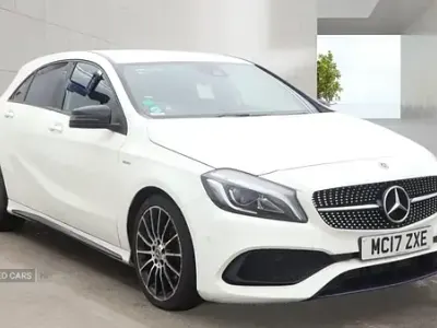 Used Mercedes A200 134 HP (98 kW) 2017 White Hatchback