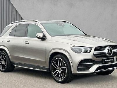 Mojave silver metallic Used 2022 Mercedes GLE400 AMG line SUV | £51,480 (A bit pricey)