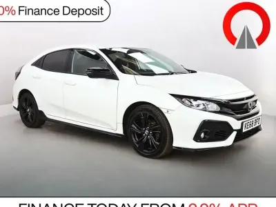 Used Honda Civic Sport 126 HP (92 kW) 2018 White Hatchback