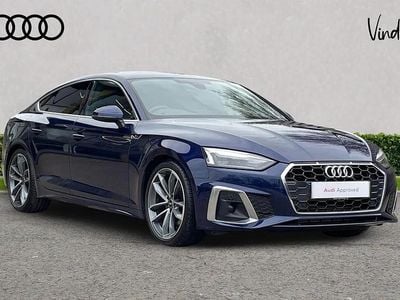 Used Audi A5 Sportback S-Line 147 HP (108 kW) 2023 Blue Hatchback