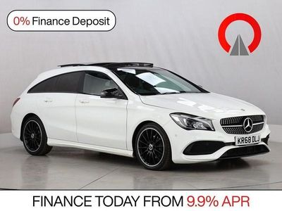 Used Mercedes CLA200 Shooting Brake AMG line 156 HP (114 kW) 2018 White Estate