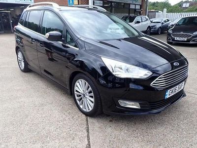 Black Used 2016 Ford Grand C-Max Titanium MPV | £4,350 (Expensive)