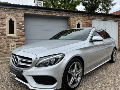 Used Mercedes C220 AMG line 2014 Silver Sedan
