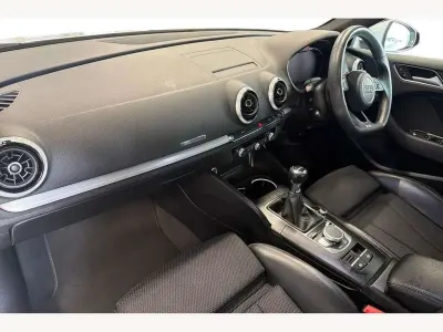 Used Audi A3 S-Line 116 HP (85 kW) 2019 White Sedan