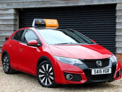 Used Honda Civic SR 142 HP (104 kW) 2015 Red Hatchback