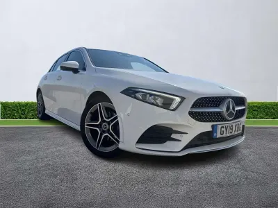 Używany Mercedes A200 AMG Line Premium 2019 Biały Hatchback
