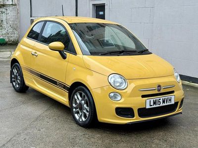 Yellow Used 2015 Fiat 500 S Hatchback | £4,595 (Good price)