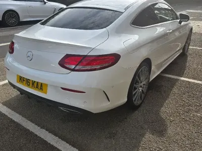 Used Mercedes C200 2016 White Coupe