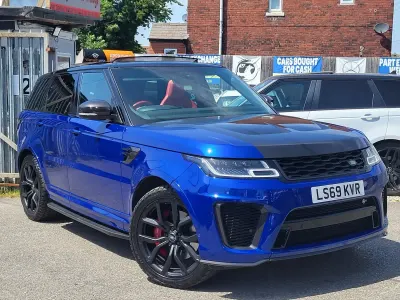 Used Land Rover Range Rover Sport SVR 2019 Blue SUV