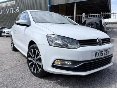 Used VW Polo SE 90 HP (66 kW) 2015 White Hatchback