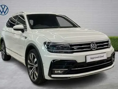 Used VW Tiguan Allspace R-line 150 HP (110 kW) 2021 White SUV