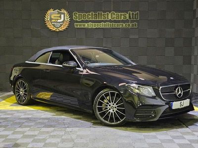 Used Mercedes E350 AMG line 313 HP (230 kW) 2019 Black Cabriolet