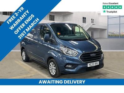Used Ford Transit Custom Limited 130 HP (95 kW) 2022 Blue Van