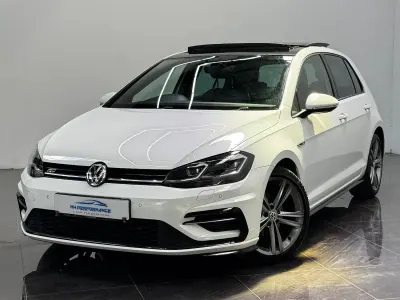 Used VW Golf VII R-line 150 HP (110 kW) 2018 White Hatchback