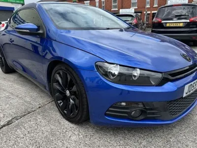 Used VW Scirocco GT 210 HP (154 kW) 2009 Blue Coupe