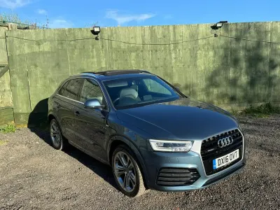 Used Audi Q3 S-line plus 180 HP (132 kW) 2016 Blue SUV