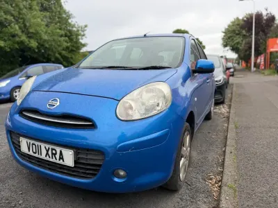 Used Nissan Micra Acenta 98 HP (72 kW) 2011 Blue Hatchback