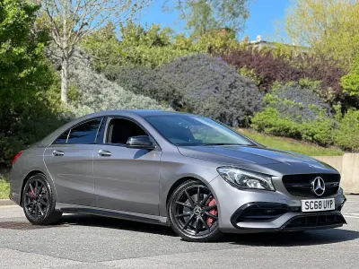 Used Mercedes CLA45 AMG Edition 381 HP (280 kW) 2018 Grey Coupe