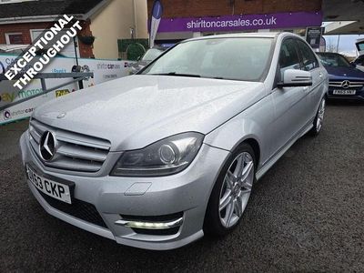 Silver Used 2013 Mercedes C220 AMG Sedan | £7,420 (Fair price)
