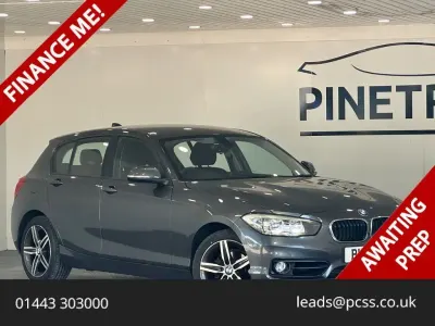 Used BMW 118 Sport Line 136 HP (100 kW) 2019 Grey Hatchback