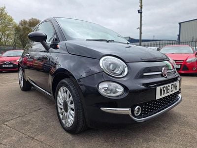 Used Fiat 500 Lounge 69 HP (50 kW) 2016 Black Hatchback