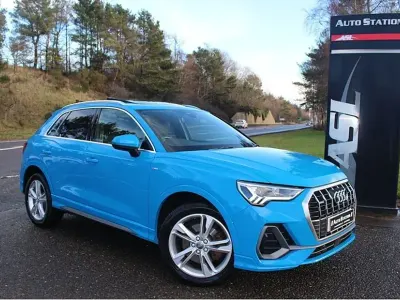 Used Audi Q3 S-Line 190 HP (139 kW) 2019 Blue SUV