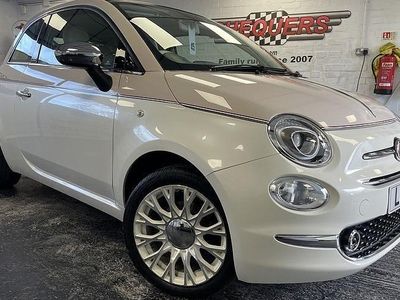 White Used 2017 Fiat 500C Anniversary Cabriolet | £9,400 (A bit pricey)