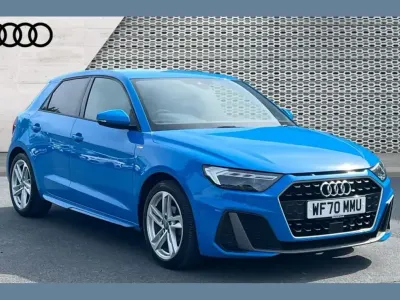 Begagnad Audi A1 S-Line 95 HK (69 kW) 2020 Blå SUV