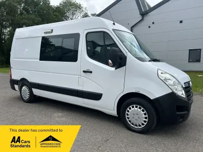 Used Vauxhall Movano 130 HP (95 kW) 2018 White MPV