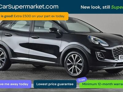 Used Ford Puma Titanium 125 HP (91 kW) 2022 Black SUV