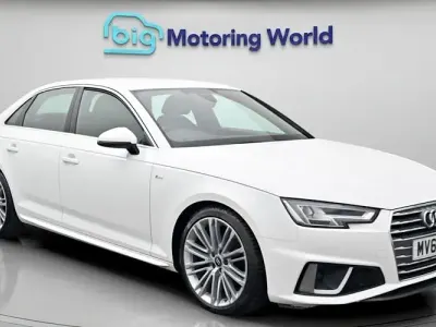 Used Audi A4 S-Line 150 HP (110 kW) 2019 White Sedan