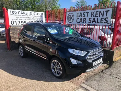 Used Ford Ecosport Titanium 125 HP (91 kW) 2019 Black SUV