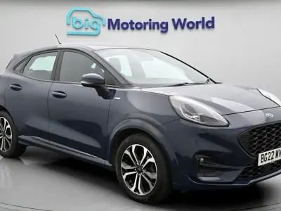 Käytetty Ford Puma ST-Line 155 HP (114 kW) 2022 Sininen Katumaasturi