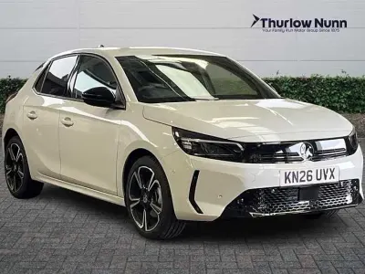 New Vauxhall Corsa Ultimate 100 HP (73 kW) 2026 White Hatchback