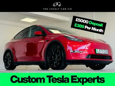 Used Tesla Model Y Long Range AWD 378 kW (514 HP) 2023 Red SUV