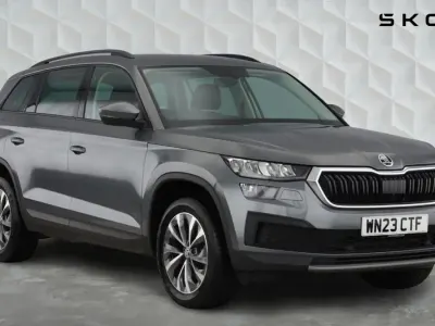 Used Skoda Kodiaq SE Drive 150 HP (110 kW) 2023 Graphite grey metallic SUV