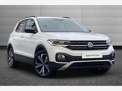 White Used 2022 VW T-Cross Black Edition SUV | £16,250 (Fair price)