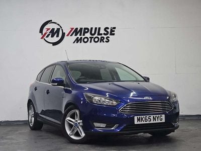Used Ford Focus Titanium 125 HP (91 kW) 2015 Blue Hatchback